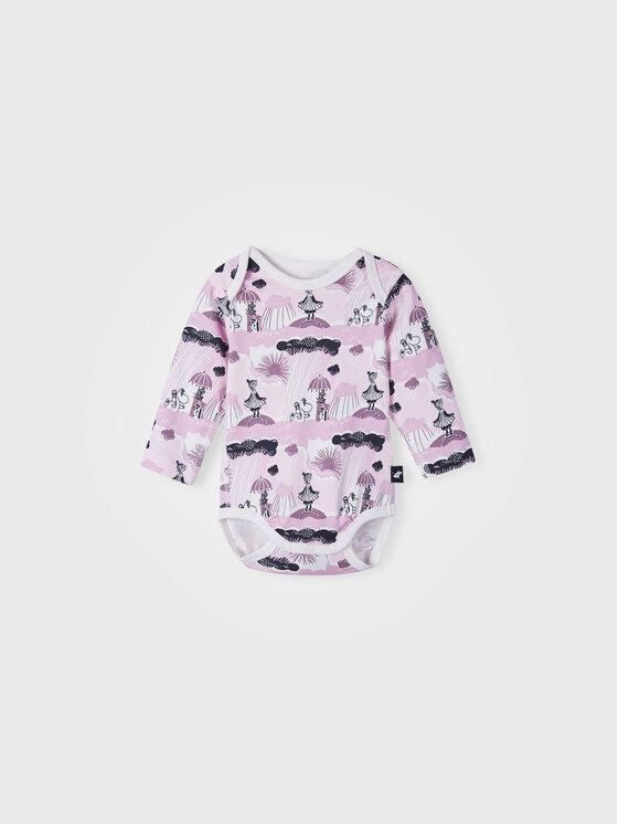 Reima Body dziecięce MOOMIN Charmerande 5200071A Różowy Regular Fit