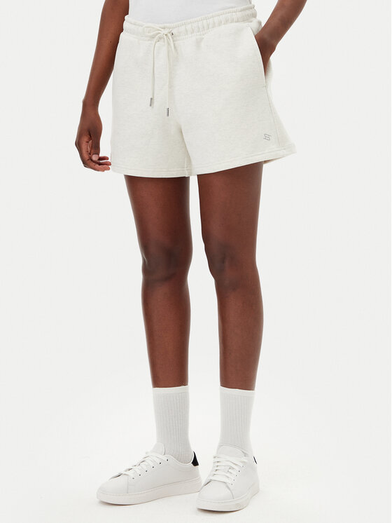 Puma Szorty sportowe Stewie Limitless 630525 Écru Relaxed Fit
