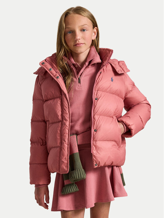 Polo Ralph Lauren Kurtka puchowa 313970102501 Różowy Regular Fit