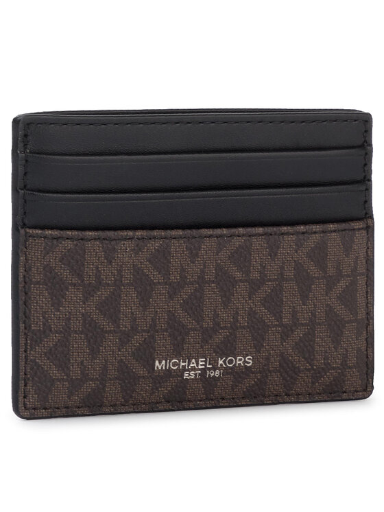MICHAEL Michael Kors Etui na karty kredytowe Greyson 39F9LGYD2B Czarny