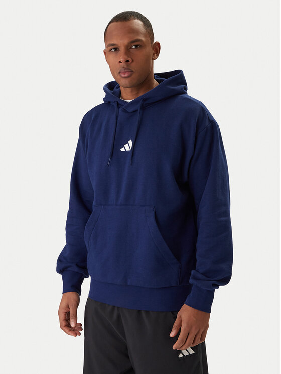 adidas Bluza Essentials Feel Cozy JE3810 Granatowy Regular Fit