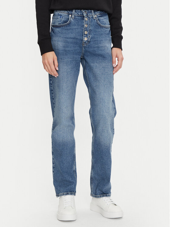 Karl Lagerfeld Jeans Jeansy 246J1111 Niebieski Straight Fit