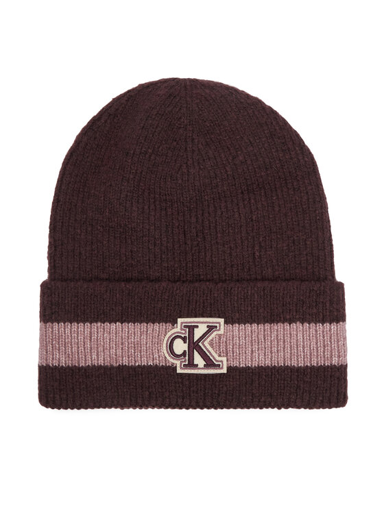 Calvin Klein Czapka LV04F8100G Bordowy