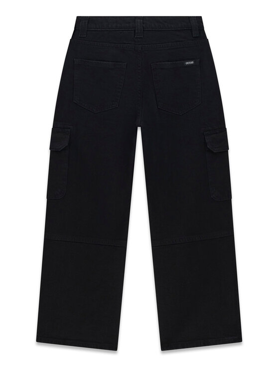 Guess Jeansy L6BA03 D2187 Czarny Oversize