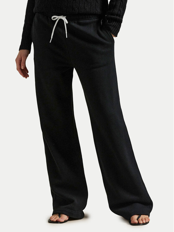 Polo Ralph Lauren Spodnie dresowe 211977959002 Czarny Wide Leg