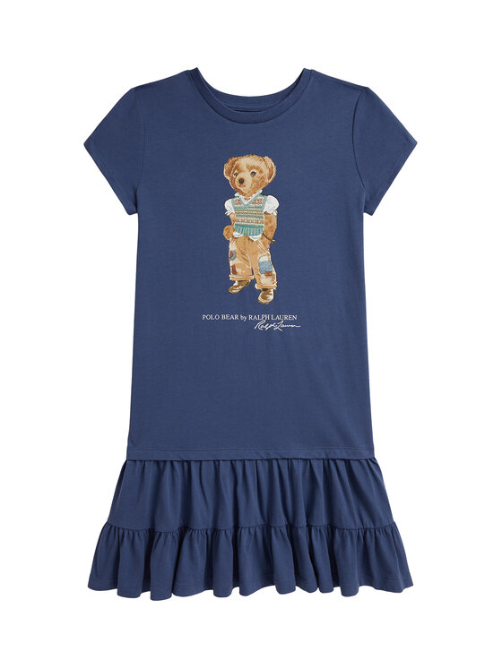 Polo Ralph Lauren Sukienka codzienna 313B20040001 Granatowy Regular Fit