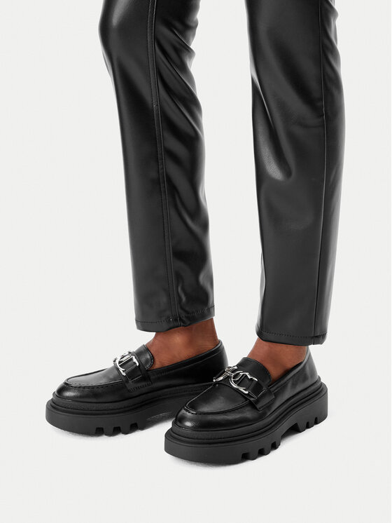 Juicy Couture Loafersy CEO-HY63020S-6 Czarny