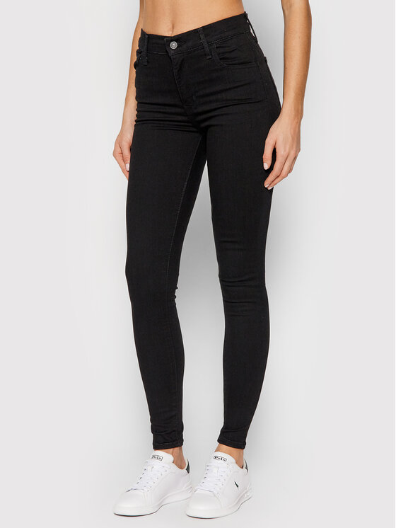 Levi's® Jeansy 720™ High Rise 52797-0000 Czarny Super Skinny Fit