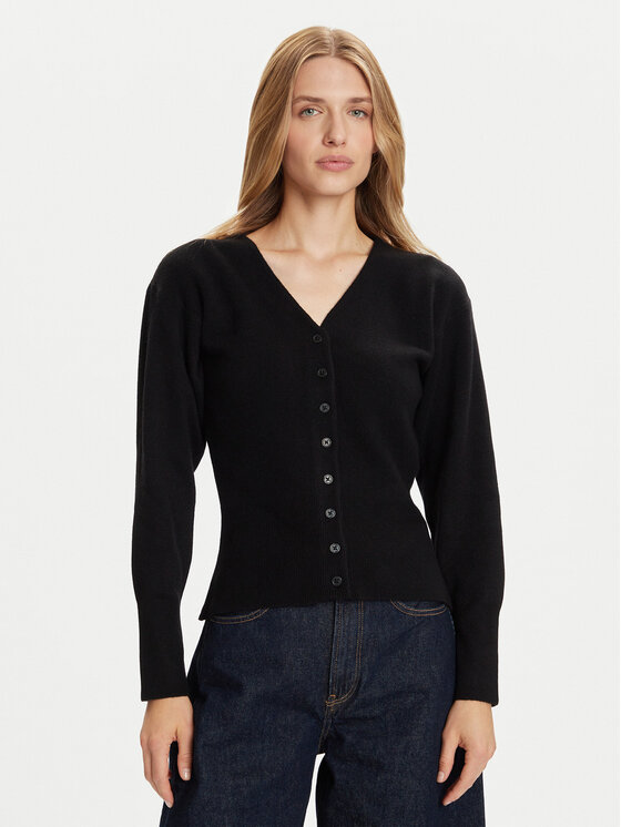 Vero Moda Kardigan Saba 10334777 Czarny Regular Fit