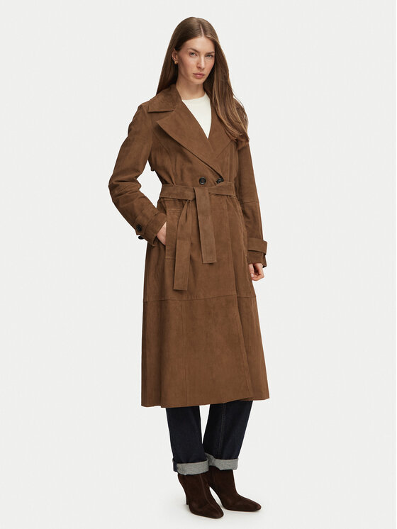 Marella Płaszcz przejściowy Saletta 2623446061 Brązowy Regular Fit