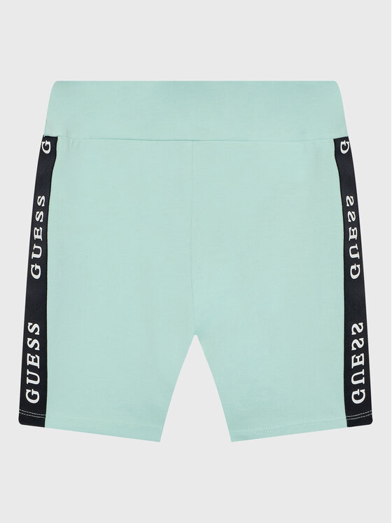 Guess Szorty sportowe J3RD14 KABR0 Niebieski Slim Fit