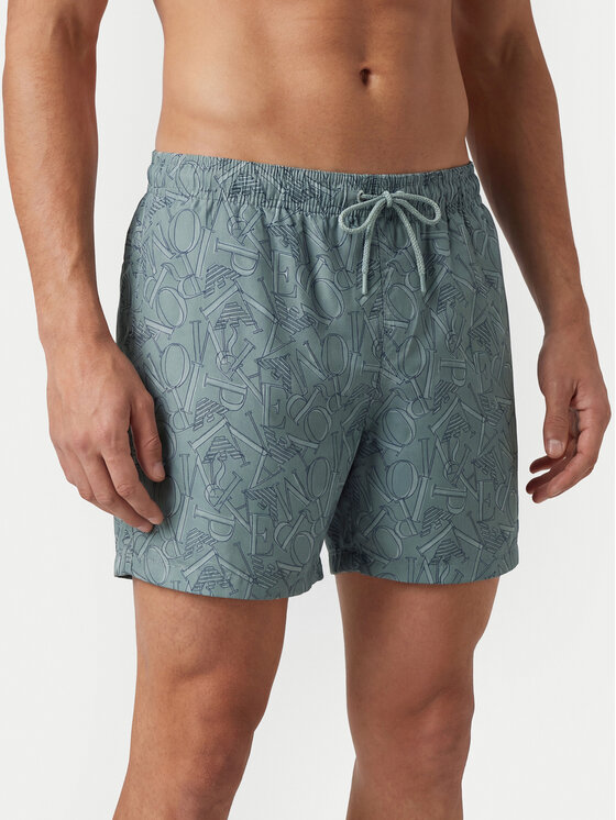 Emporio Armani Szorty kąpielowe EM000583 AF20440 F9027 Niebieski