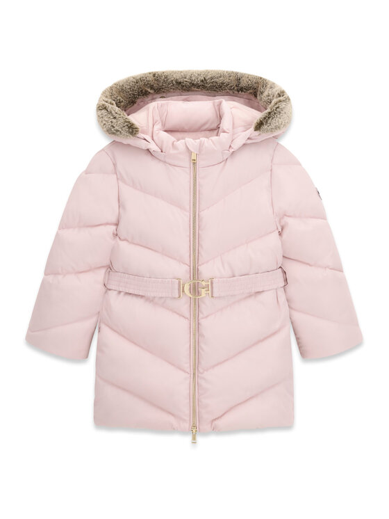 Guess Kurtka zimowa K6BL03 W3963 Różowy jasny Regular Fit