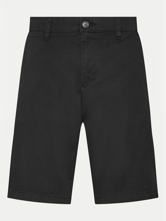 s.Oliver Szorty materiałowe 2143799 Czarny Regular Fit