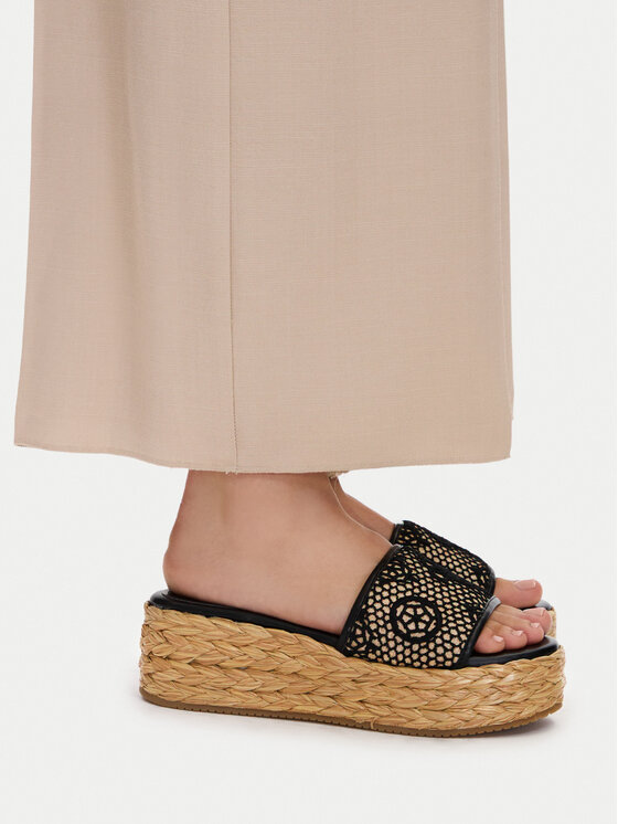 Guess Espadryle FLJBIA FAL04 Czarny