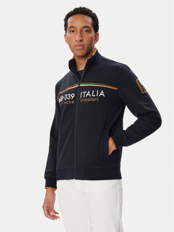 Aeronautica Militare Bluza 262FE2133UF00662 Granatowy Regular Fit