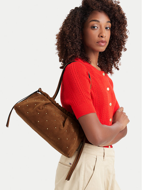 Tommy Hilfiger Torebka AW0AW19202 Brązowy