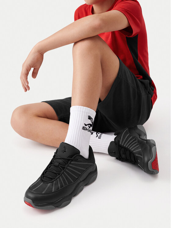 SHAQ Buty do koszykówki EO-NET LOW AQ95089B-BV Czarny