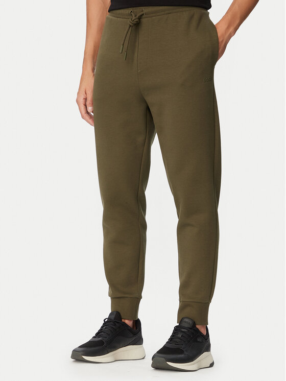BOSS Spodnie dresowe Hadiko  50565748 Khaki Regular Fit
