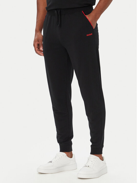 HUGO Spodnie dresowe Noah 50566158 Czarny Regular Fit