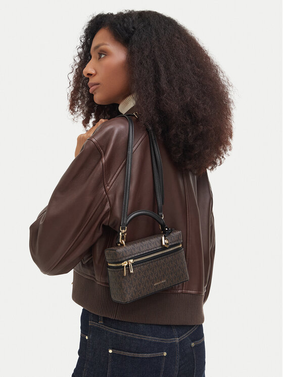 MICHAEL Michael Kors Torebka Jana 32F5GQ1C0B Brązowy ciemny