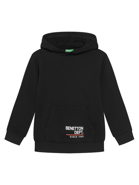 United Colors Of Benetton Bluza 3J68C204V Czarny Regular Fit