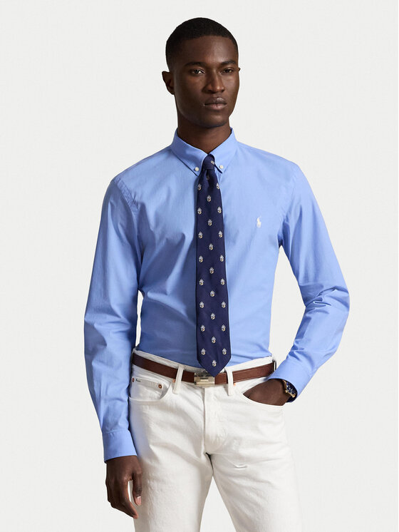 Polo Ralph Lauren Koszula 710929348502 Niebieski Regular Fit