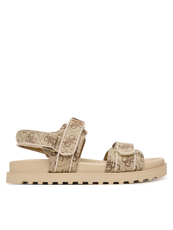 Guess Sandały FLJFDS LEL03 Beżowy