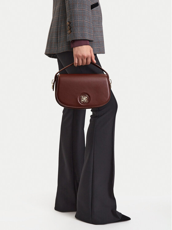 Nine West Torebka CEO-VELVET LANE-LDA9340 Brązowy ciemny