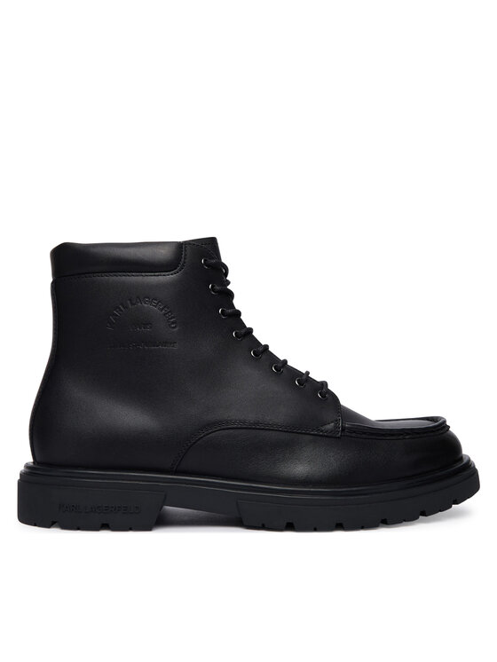 KARL LAGERFELD Trzewiki Koby Lug KL11846 Czarny