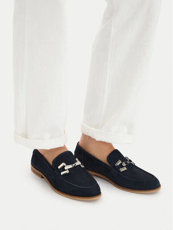 Caprice Loafersy 9-24202-46 Granatowy