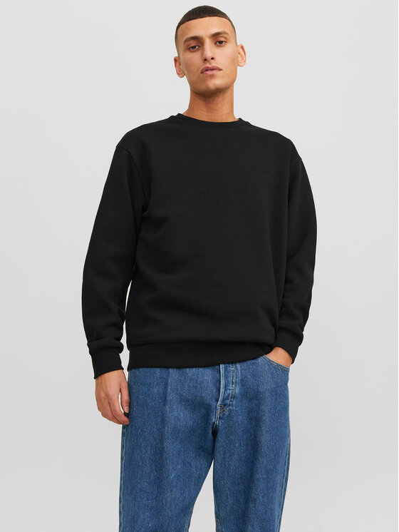 Jack & Jones Bluza Bradley 12249341 Czarny Relaxed Fit