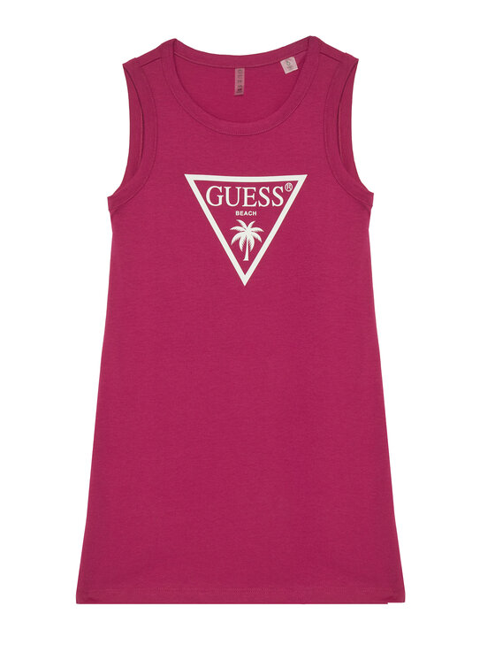 Guess Sukienka codzienna J6GK25 JA914 Różowy Regular Fit