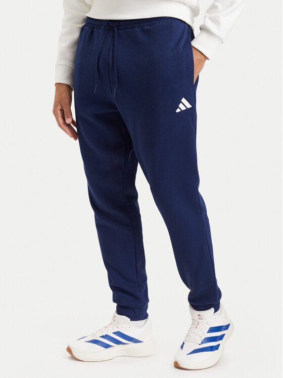 adidas Spodnie dresowe Essentials Feelcozy JE3814 Niebieski Regular Fit