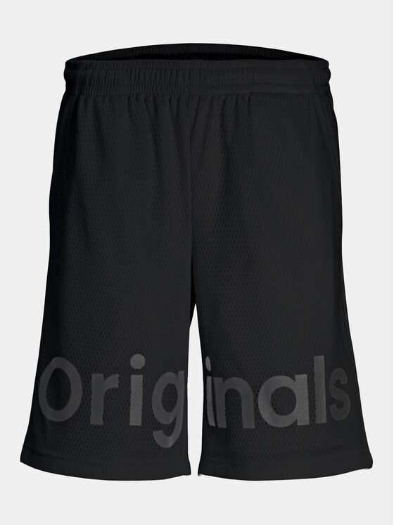 Jack & Jones Junior Szorty sportowe Chicago 12254210 Czarny Relaxed Fit