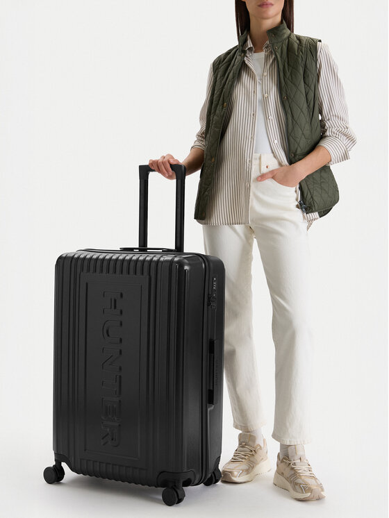 Hunter Walizka duża CEO-HUNTER-L-001-08-BLACK Czarny