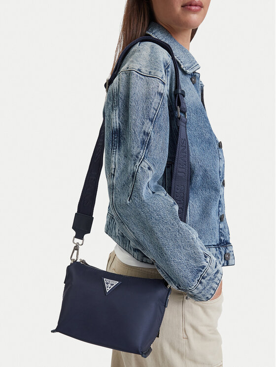 Guess Jeans Torebka CWBEO-GUESS-S-007-10 Granatowy