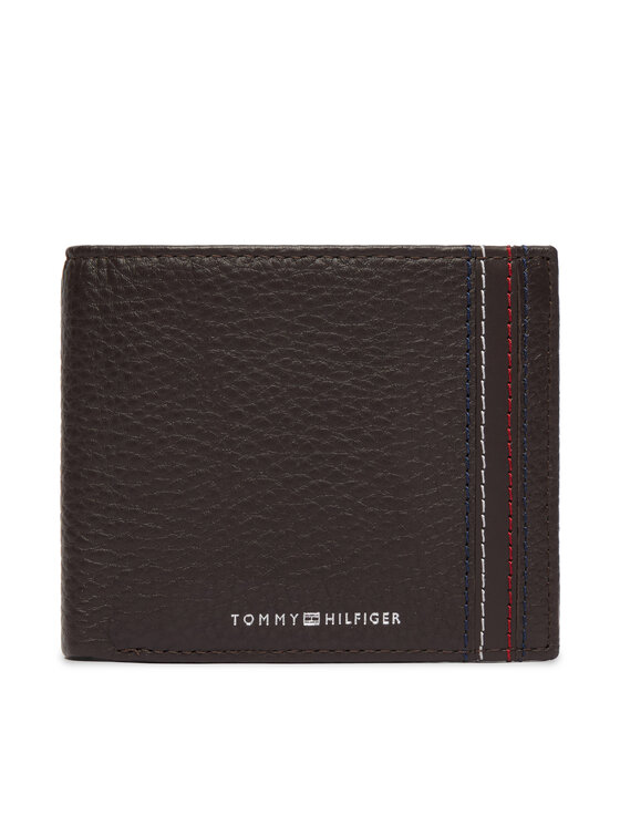 Tommy Hilfiger Portfel Th Central Cc & Coin AM0AM14233 Brązowy