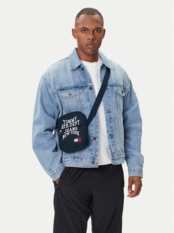 Tommy Jeans Saszetka Tjm Multi Graphic Reporter AM0AM13816 Granatowy