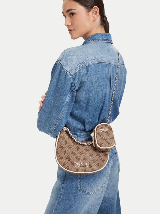 Guess Torebka J6YZ02 W2507 Brązowy