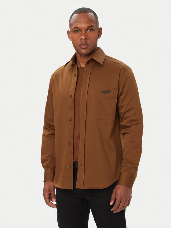 BOSS Koszula C-Owen 50567166 Brązowy Relaxed Fit