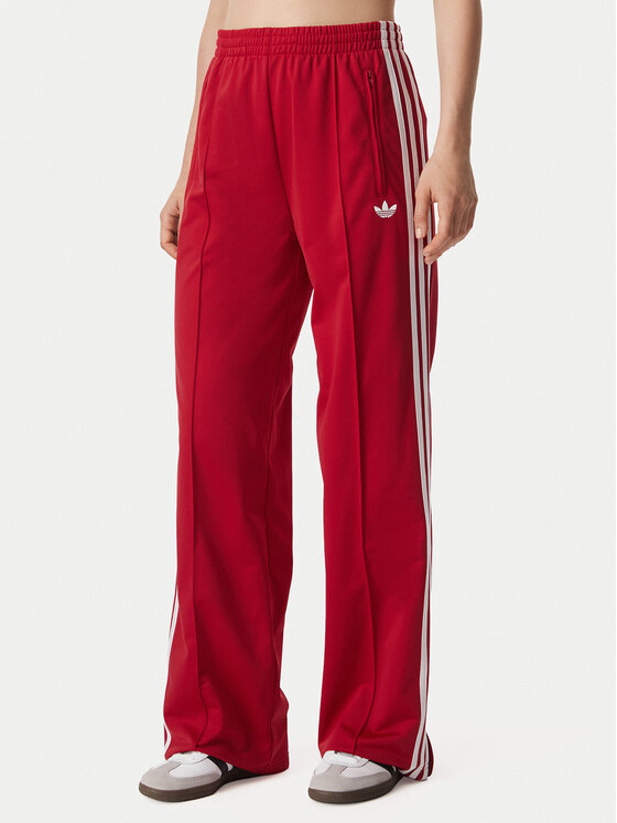 adidas Spodnie dresowe Firebird Loose Tracksuit KS4670 Czerwony Loose Fit