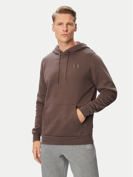 Under Armour Bluza Ua Essential 1373880 Brązowy ciemny Loose Fit