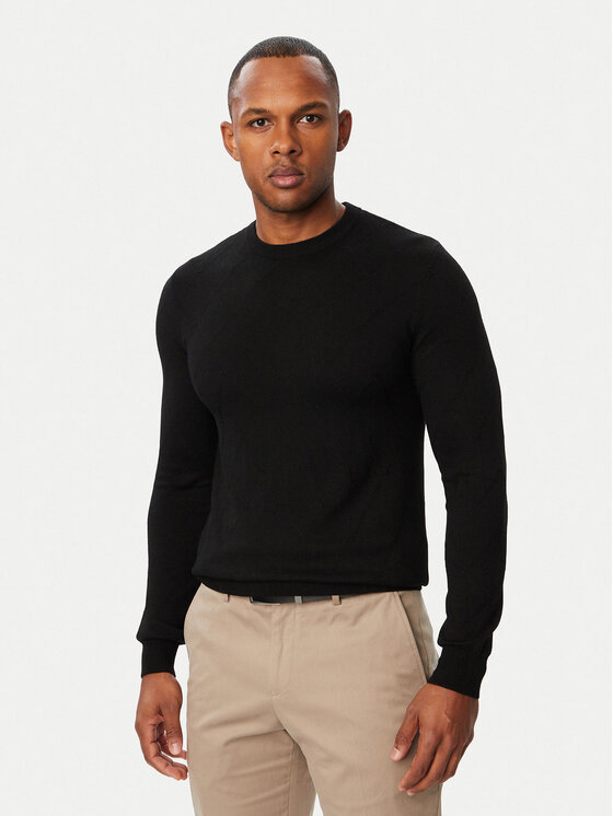 Guess Sweter M6BR36 Z1415 Czarny Regular Fit