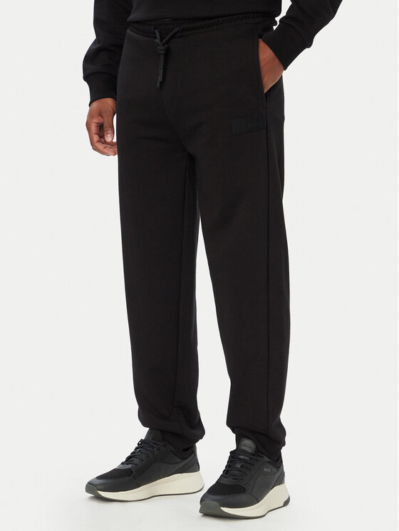 BOSS Spodnie dresowe JT_Long 50564096 Czarny Relaxed Fit