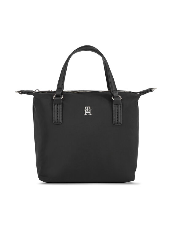 Tommy Hilfiger Torebka Poppy Th Small Tote AW0AW15640 Czarny