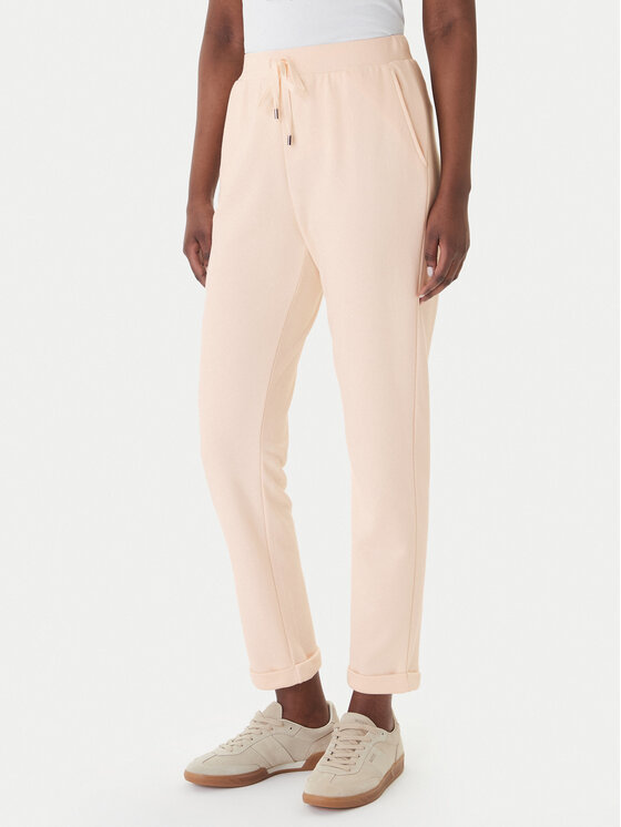 Liu Jo Sport Spodnie dresowe TA6031 FS002 Beżowy Regular Fit