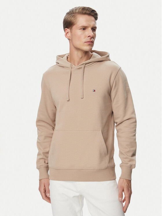 Tommy Hilfiger Bluza Essential MW0MW37235 Beżowy Regular Fit