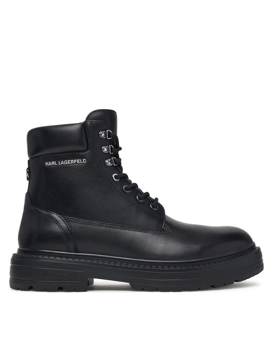KARL LAGERFELD Trzewiki Miles KL10250 Czarny