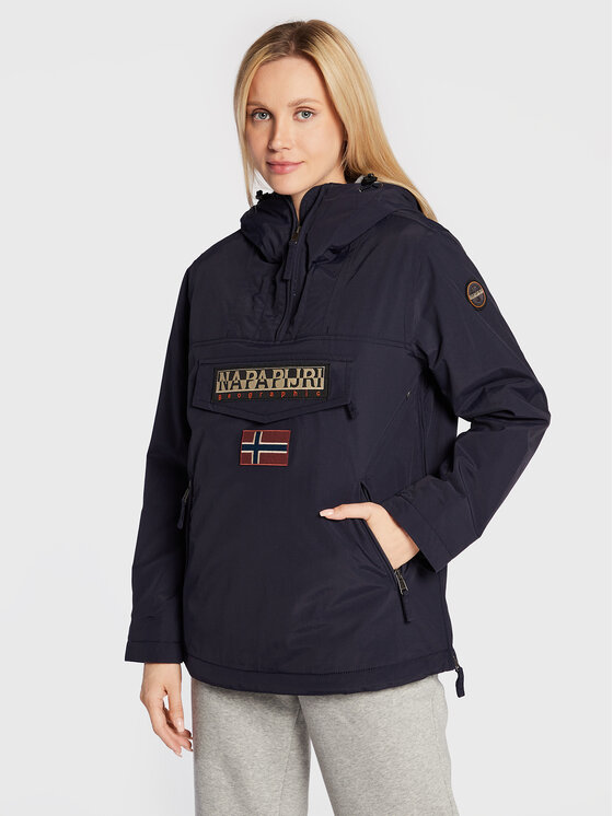 Napapijri Kurtka anorak Rainforest NP0A4GM6 Granatowy Regular Fit